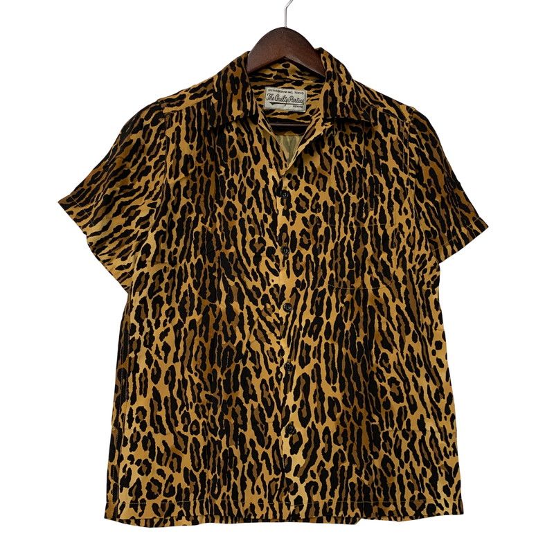 中古品】WACKO MARIA ワコマリア OPEN COLLAR SS SHIRT オープン