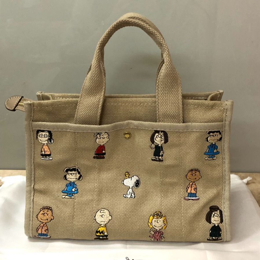 COACH コーチ カーゴトート26 スヌーピー CBH43 ベージュ - メルカリ