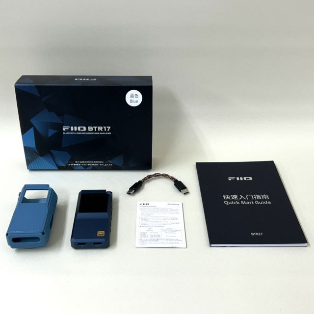 アウトレット品 FIIO Bluetooth アンプ BTR17 ブルー FIO-BTR17-L 正規品