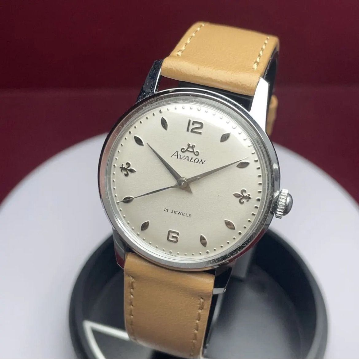 ★希少品 デッドストック 未使用 60s AVALON 手巻 スイス製 腕時計 ☆希少品 デッドストック 未使用 60s AVALON 手巻 スイス製
