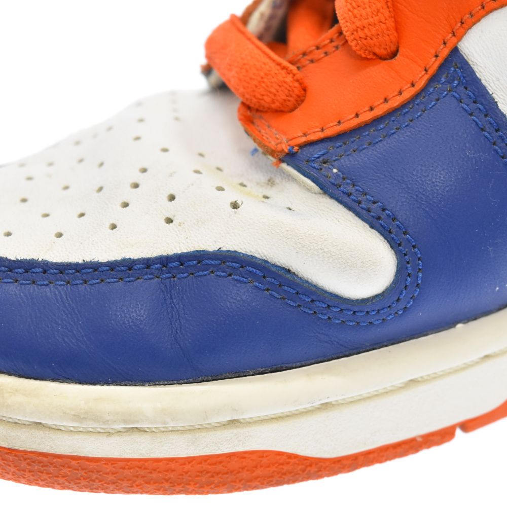 NIKE (ナイキ) DUNK HIGH BLUE RIBBON ORANGE BLAZE KNICKS NIKE (ナイキ) DUNK HIGH BLUE RIBBON ORANGE BLAZE KNICKS