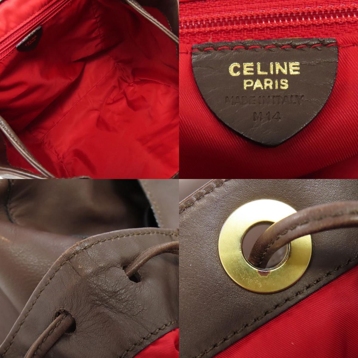 CELINE セリーヌ ミニリュック リュック・デイパック レザー レディース