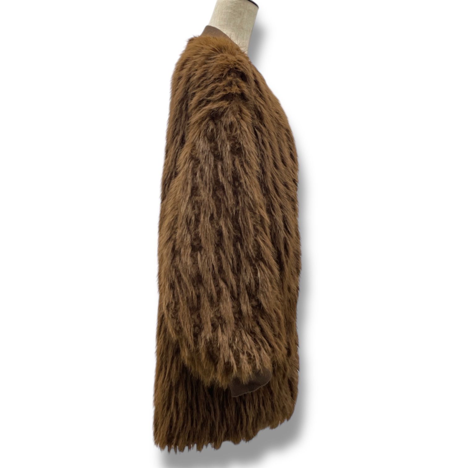 THINK FUR シンクファー Fur×Knit Medium Cardigan ファー ニット