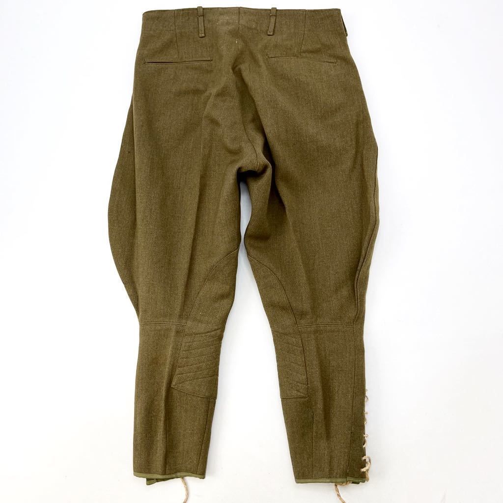 ヨーロッパ ユーロ ミリタリー アメリカ ビンテージ 軍服 ジョッパーパンツ 制服 上下 セットアップ 国民服 戦中 戦前 乗馬服 DD 158 ミリタリーアクセサリー 防災用品