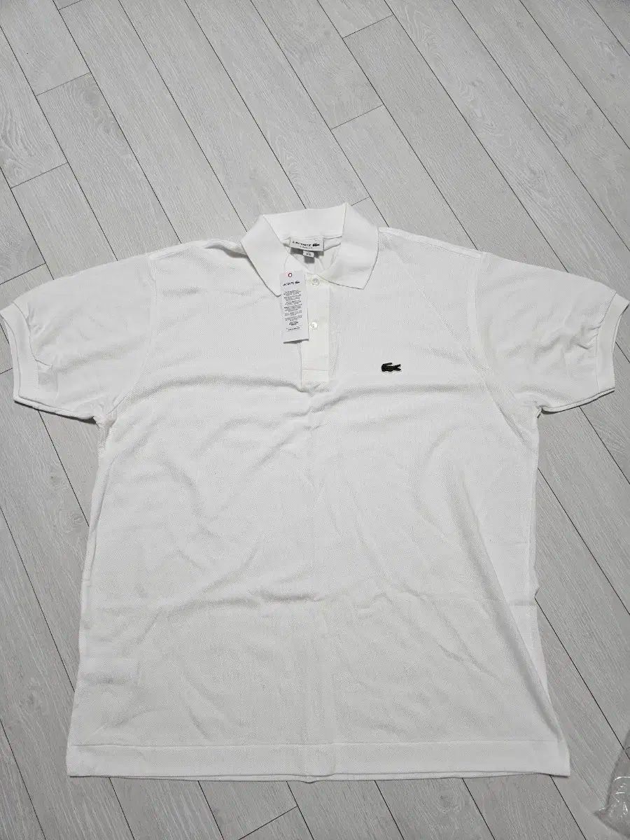 【雷市場（ポンジャン）商品韓国直送】LACOSTE(ラコステ) 半袖ポロシャツ ／ 白 xl 新品