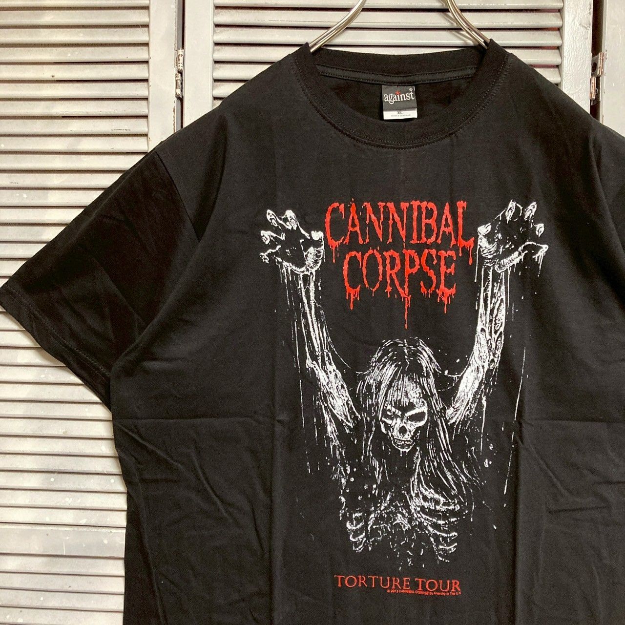 ⭐︎ カンニバルコープス CANNIBAL CORPSE スカル T 黒 バンド 
