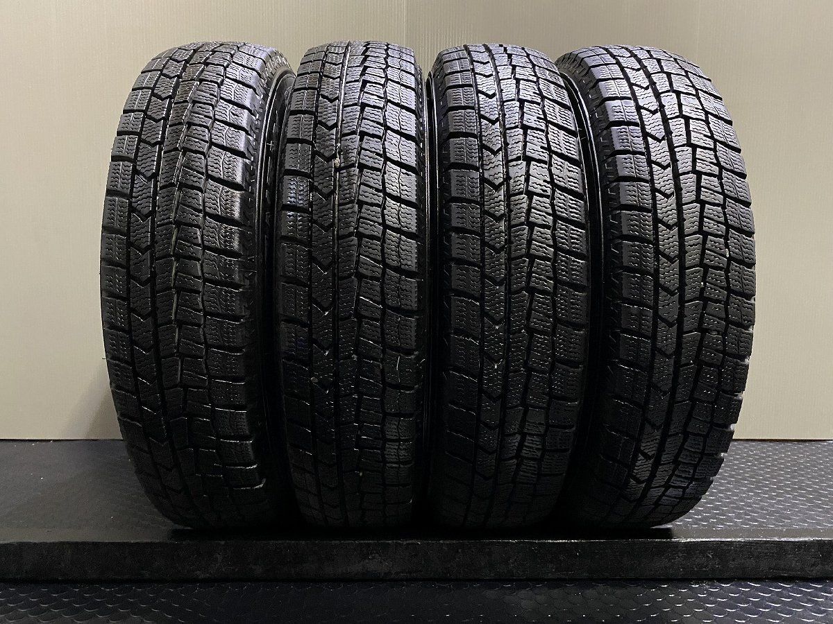 DUNLOP WINTER MAXX WM02 145 80R13 13インチ スタッドレス 4本 23年製 バリ溝 N-BOX モコ キャロル プレオ アルト スペーシア等 KTG383