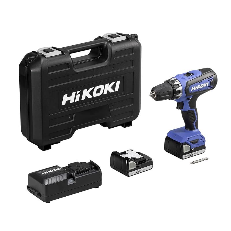 HiKOKI ハイコーキ 14.4V ドリルドライバー FDS14DF 2.0Ahバッテリー2個 充電器 ケース付 FDS14DF 2BG 1