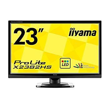 【中古】「非常に良い」iiyama ディスプレイ モニター X2382HS-GB1 23インチ/フルHD/IPSパネル/LED/HDMI端子付
