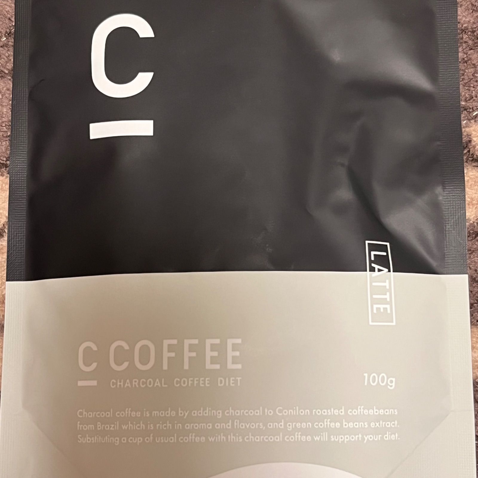 C COFFEE チャコールコーヒーダイエット ラテ 100g 1袋 - スマイリー堂