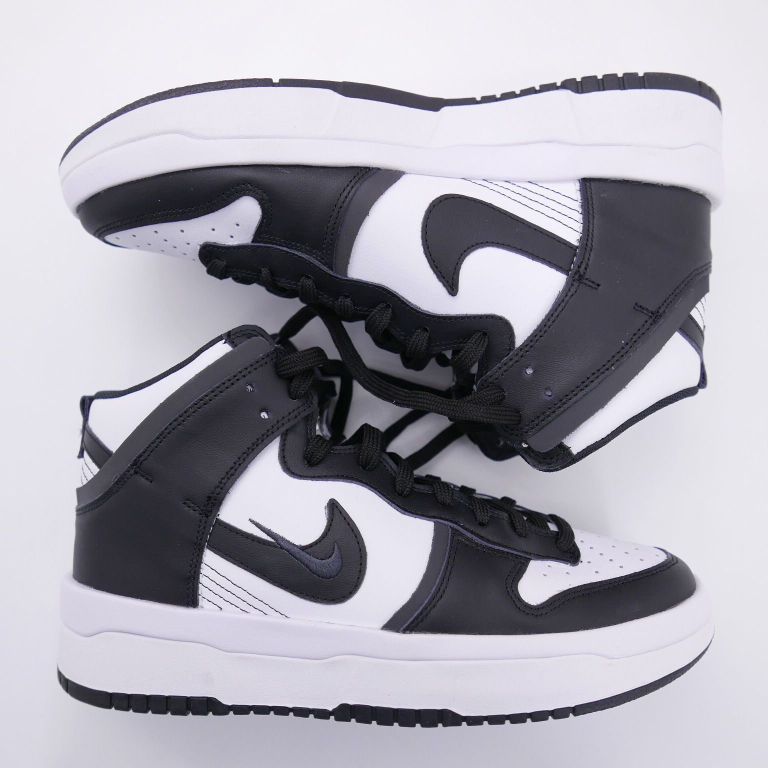 NIKE ナイキ WMNS DUNK HIGH UP ダンク ハイ アップ スニーカー靴 シューズ パンダ PANDA厚底 白黒WHITE/BLACK  27cm DH3718-104 - メルカリ