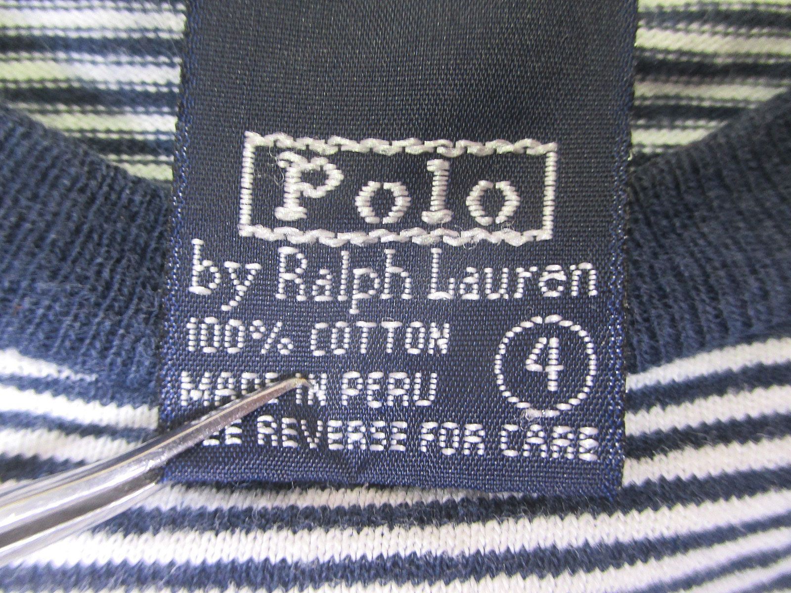 【美品】ポロラルフローレン　キッズ　サイズ4 90's ヴィンテージ Ralph Lauren ラルフローレン キッズ Tシャツ