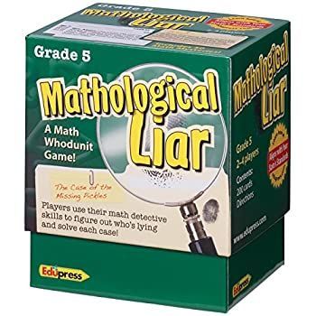 【中古】(非常に良い)Edupress EP-3398 Mathological Liar Gr 5
