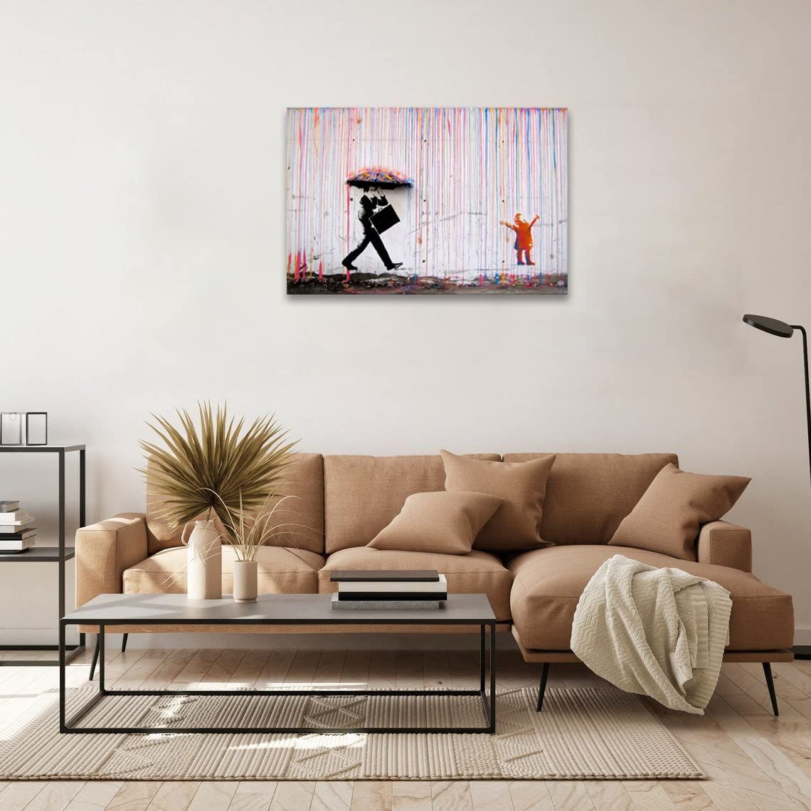 ポスター banksy 抽象画 バンクシー パンダガンズ banksy panda with