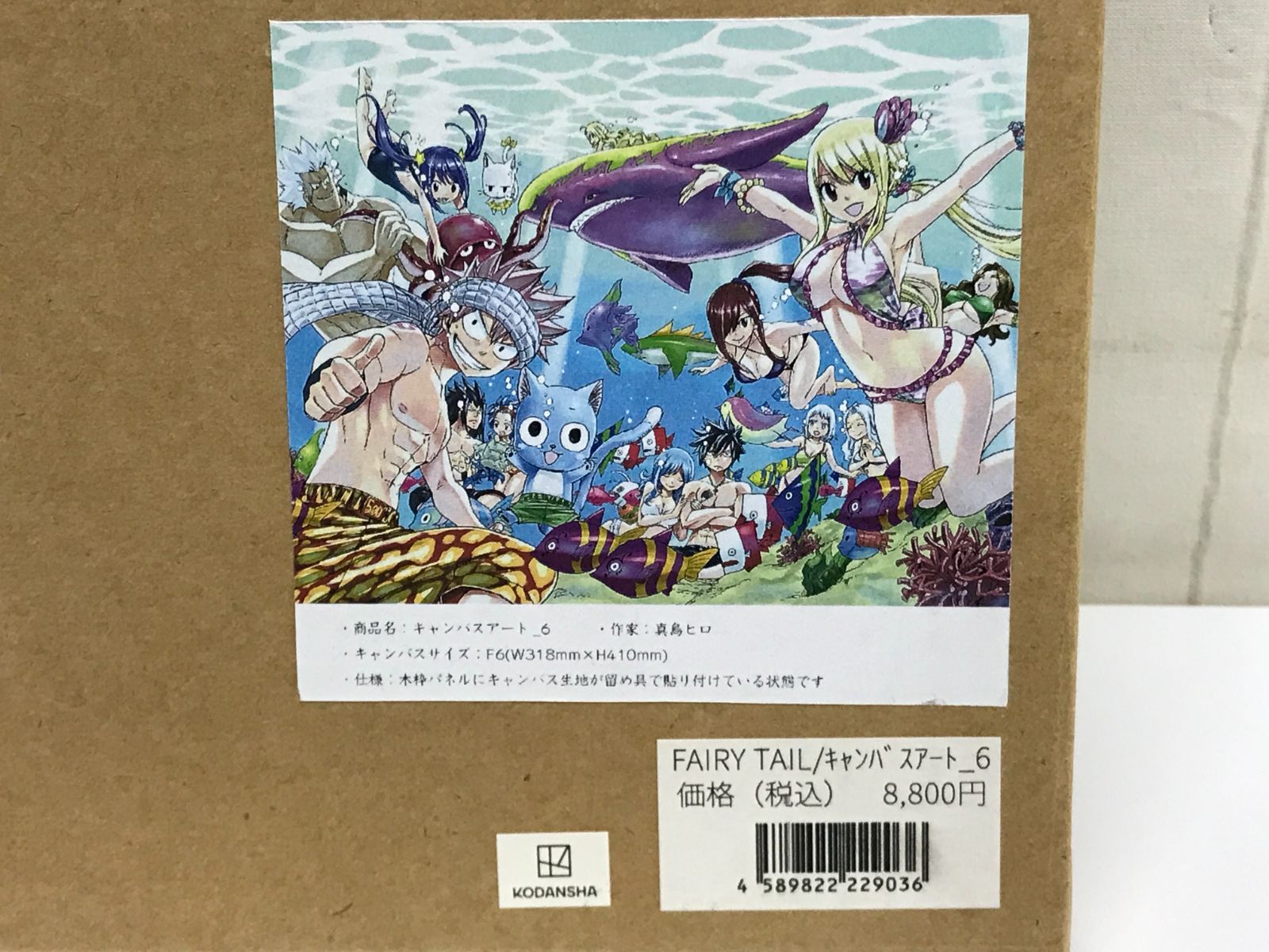 キャンバスアート連載15周年記念FAIRY TAILフェアリーテイル 連載15周年記念 FAIRY TAIL フェアリーテイル 版画展 RISE / 500話記念