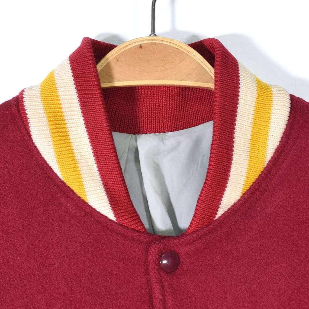 80s アメカジ ヴィンテージ スタジャン ワッペン アワードジャケット