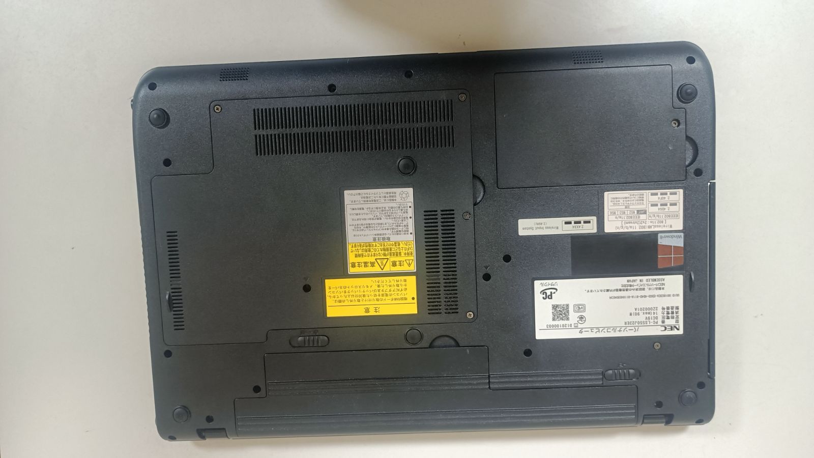 ノートパソコンNEC Core i7 SSD128G メモリ8G Blu-ray Blu-rayノート