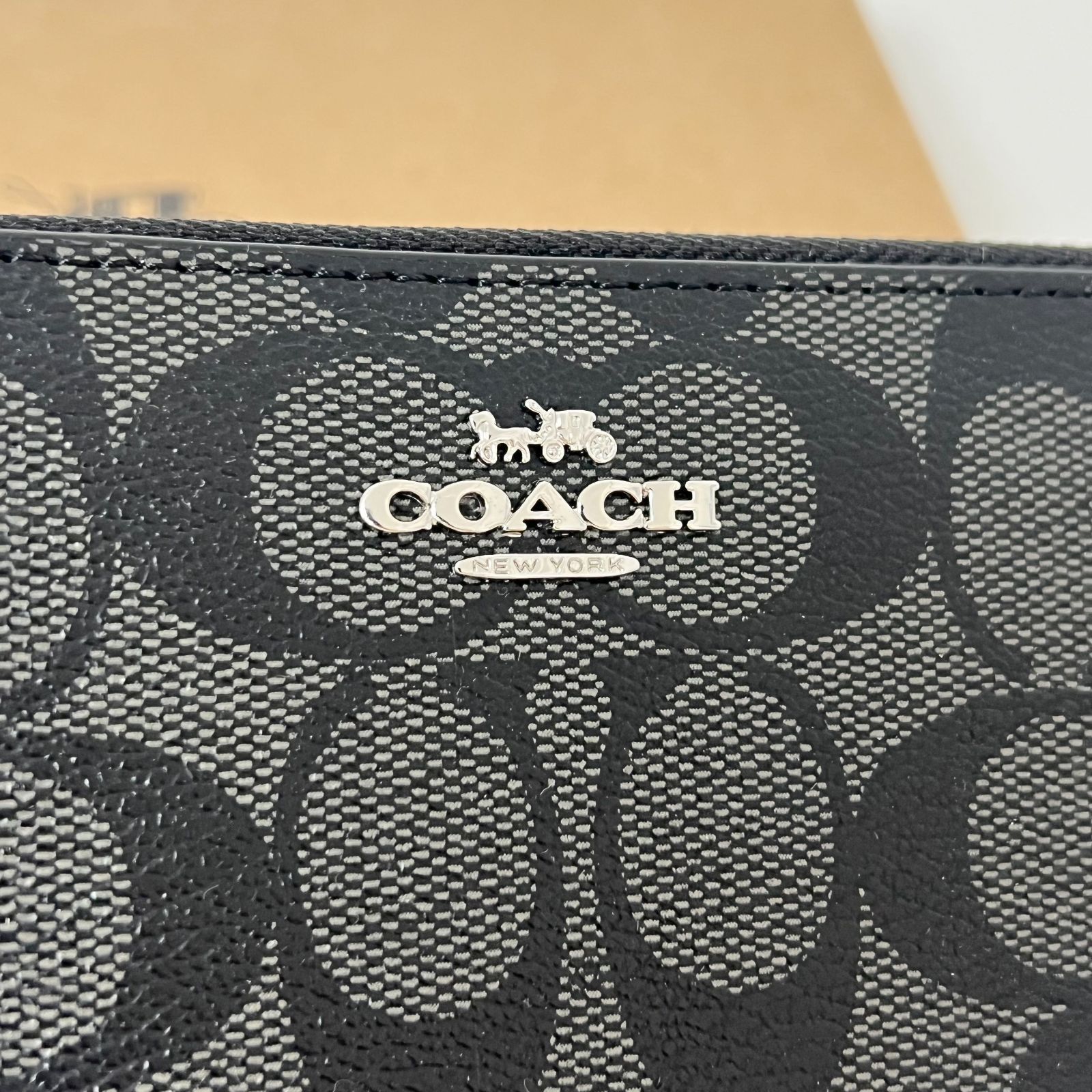 大人気 コーチ COACH 財布 長財布 FC4452 C4452 ブラック