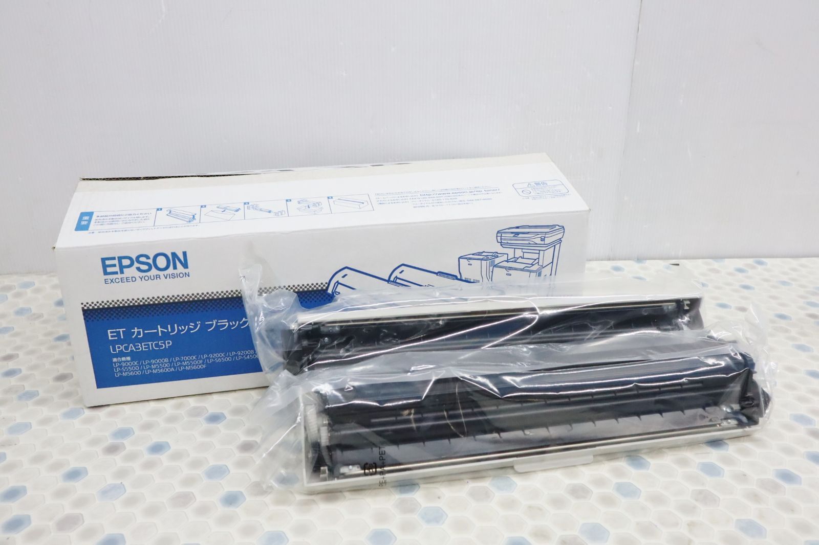 △ 2本 セット｜ET トナーカートリッジ ｜EPSON エプソン LPCA3ETC5P ブラック｜LP-9000C LP-7000C  LP-9200C LP-9200B □O0089 - メルカリ