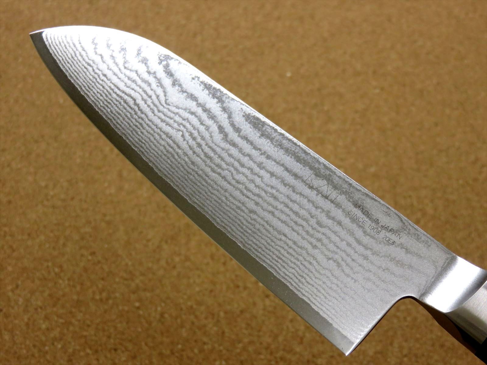 包丁 小三徳包丁 14.5cm (145mm) 貝印 関孫六 ダマスカス 33層 関の