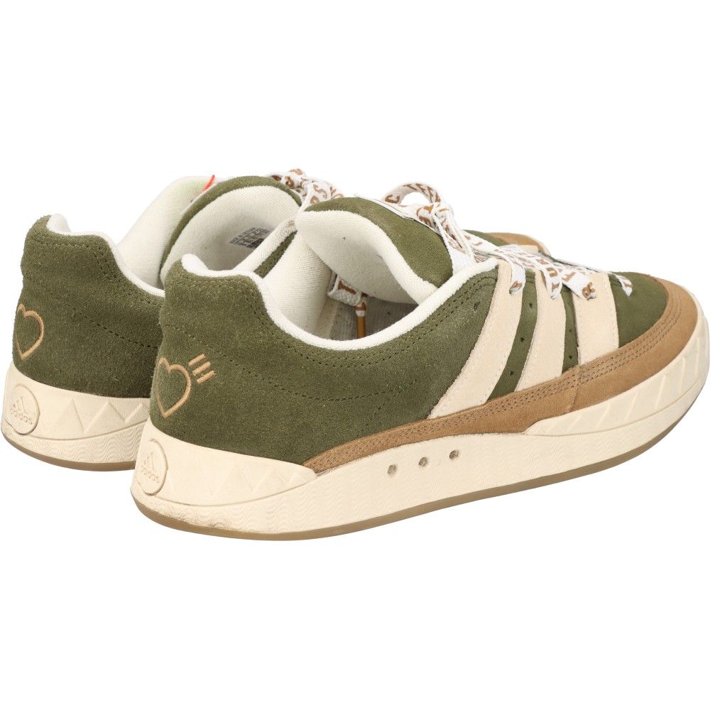 adidas (アディダス) ×HUMAN MADE Adimatic HM Dust Green×ヒューマンメイド アディマティック ダストグリーン  ローカットスニーカー カーキ/ブラウン US9/27cm HP9914 - メルカリ