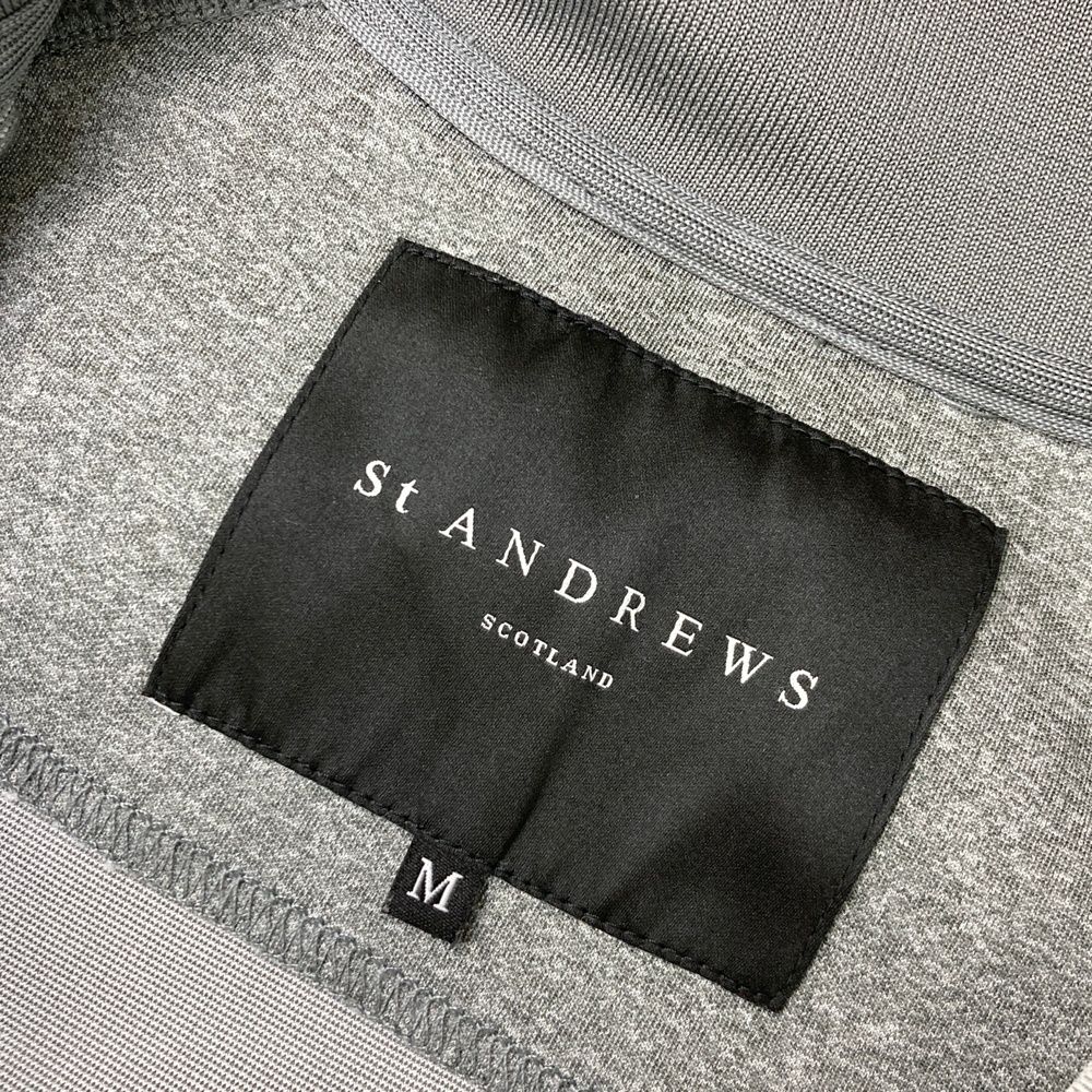 サイズ：M ST ANDREWS セントアンドリュース 長袖ジップジャケット