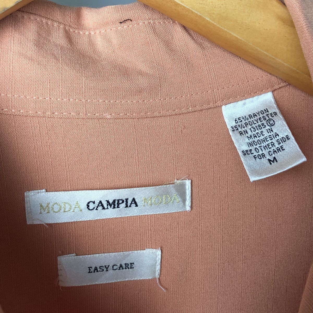 古着 CAMPIA MODA EASY CARE 半袖 レーヨンシャツ ボックスシャツ メンズM相当 /eaa572937 古着 CAMPIA MODA EASY CARE 半袖 レーヨンシャツ ボックス