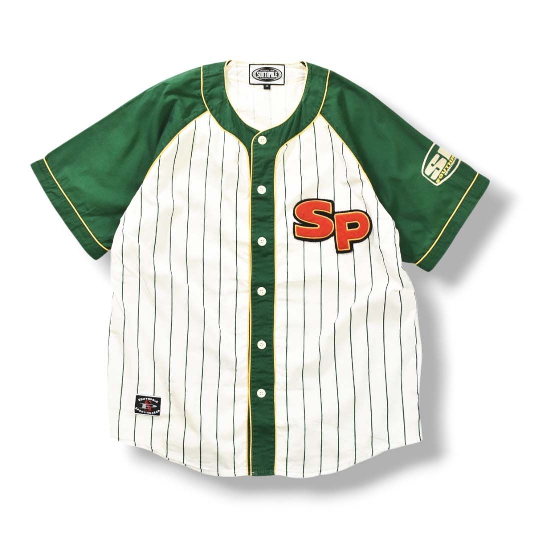 90sヴィンテージ サウスポール SOUTHPOLE ピンストライプ 半袖 ベース