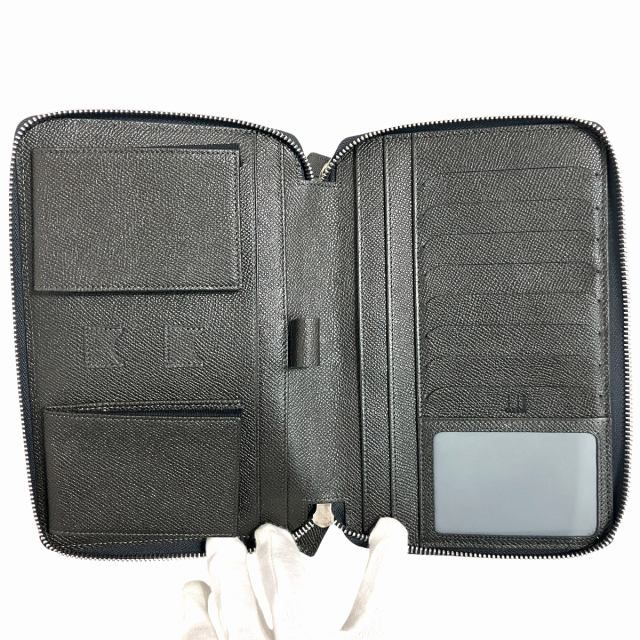 極美品✨ダンヒル オーガナイザー ボードン 長財布 レザー ダブルジップ 2室 ダンヒル dunhill 極美品 ボードン オーガナイザー 長財布 ダブル