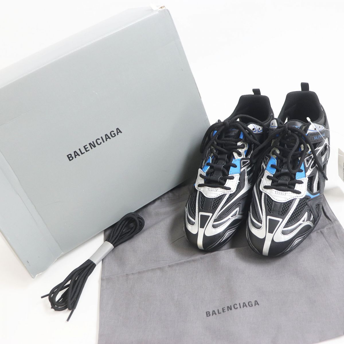 未使用品□BALENCIAGA/バレンシアガ DRIVE SNEAKER レースアップ 