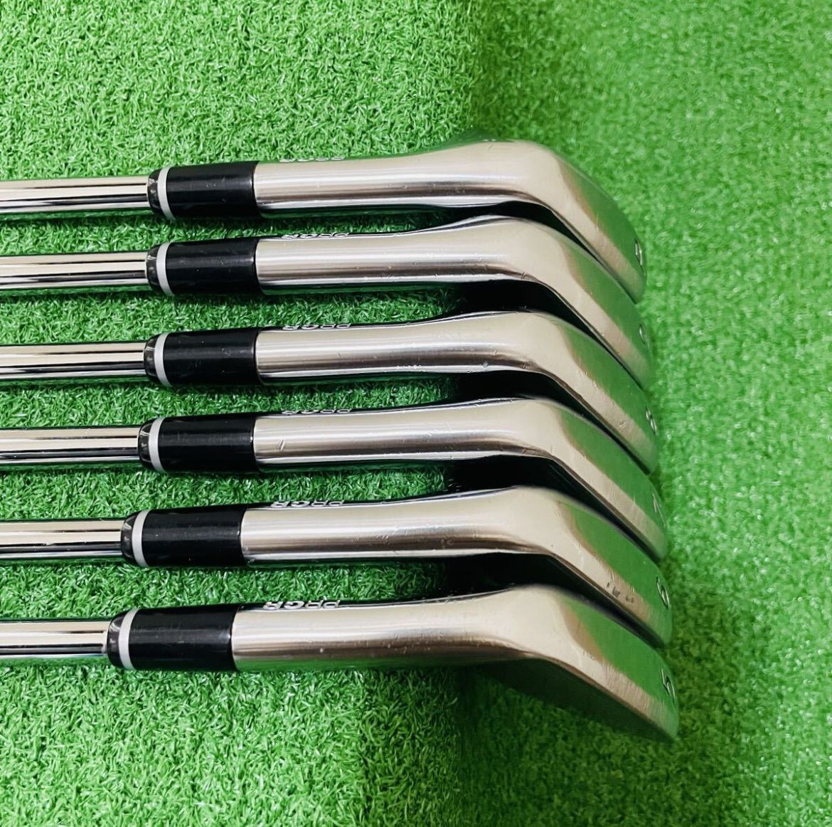 9051 PRGR RS FORGED 2016 アイアン6本セット 右利き フレックスS M-43 プロギア スペックスチールⅢ 5.6.7.8.9.P