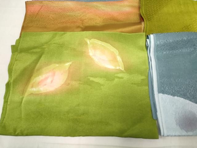 平和屋着物☆和装小物 上質な帯揚げ 10枚セット 逸品 AAAR6162ps