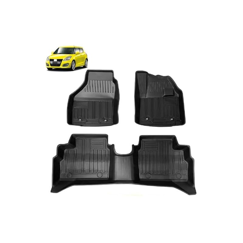 スズキ との互換性あり スイフト SWIFT/SWIFT SPORTS フロアマット 3Dカーマット 車専用 フロアマット 立体カーマット TPE材質 耐汚れ 耐摩擦 抗菌効果 防水 滑り防止 保護パーツ カー用品（3PCS） 0