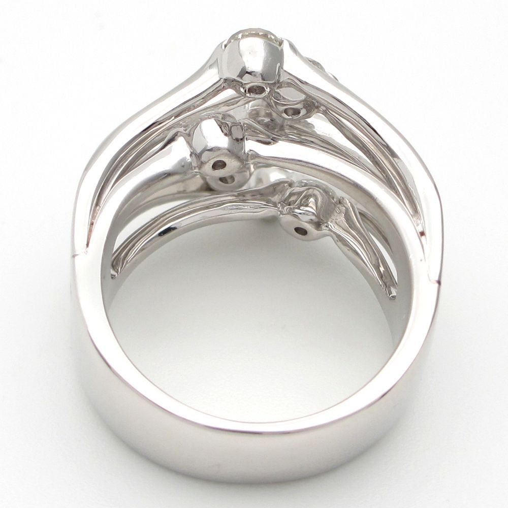 Pt900 プラチナ ダイヤモンド 1.00ct 指輪 ボリューム 中古 美品 新品 