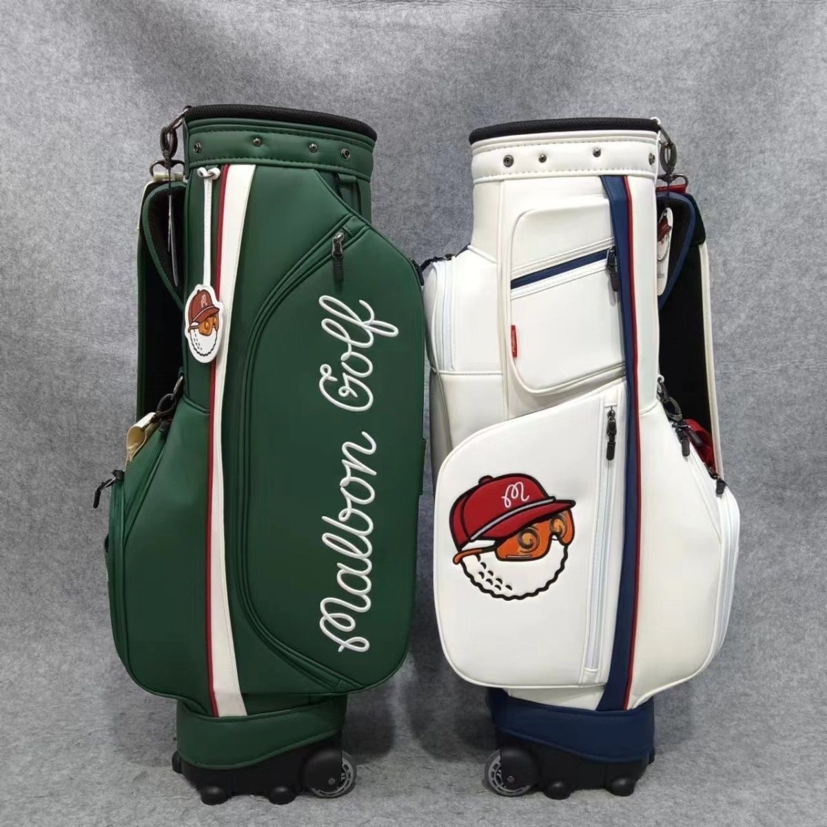 マルボンゴルフ キャディバッグ Malbon golf 新品 Malbon Golf（マルボンゴルフ） マルボンゴルフウェア キャディバッグ