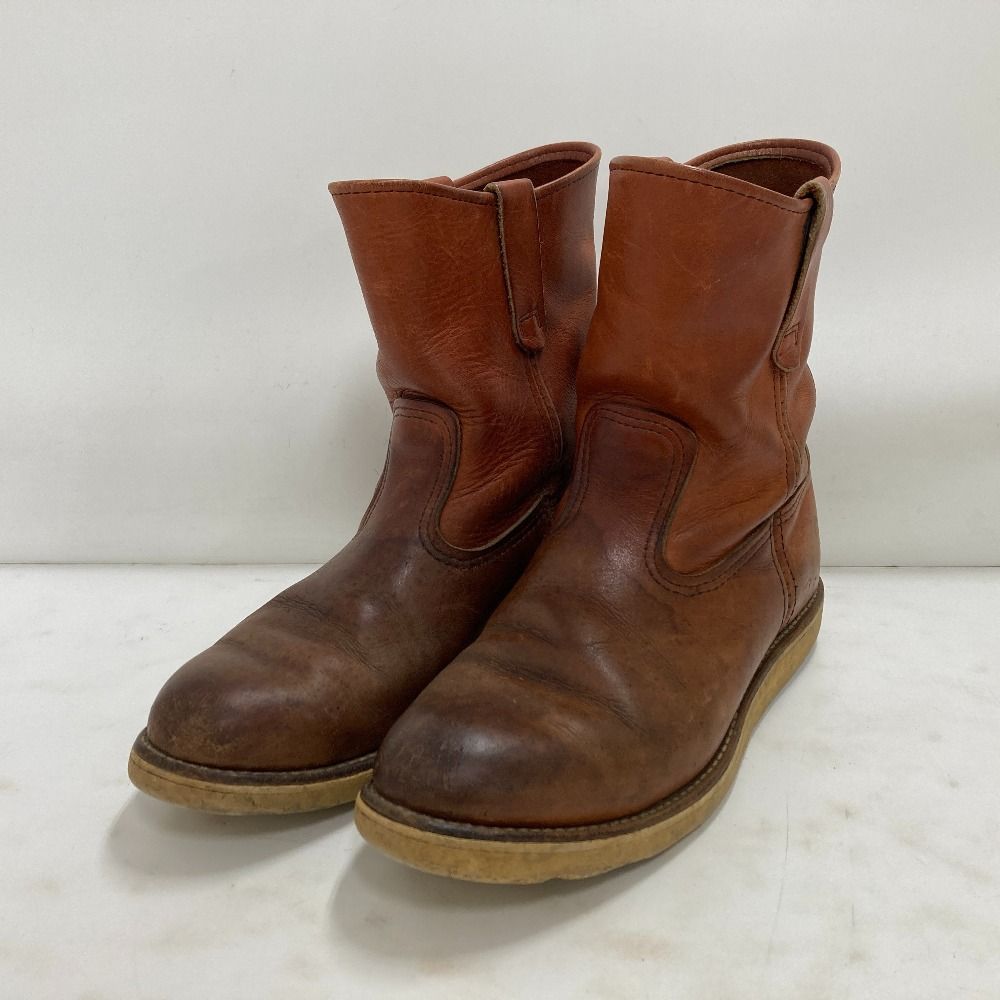 02w15113 RED WING レッドウィング ペコスブーツ 893 ブラウン 茶色 27.5cm 9サイズ ブーツ