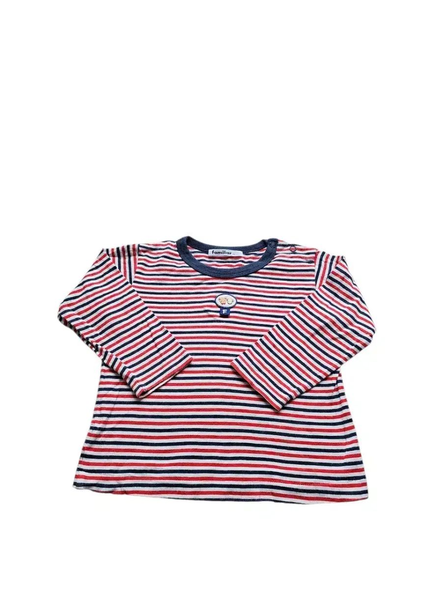 新品 ファミリア ストライプ 長袖Tシャツ 90 【公式通販】