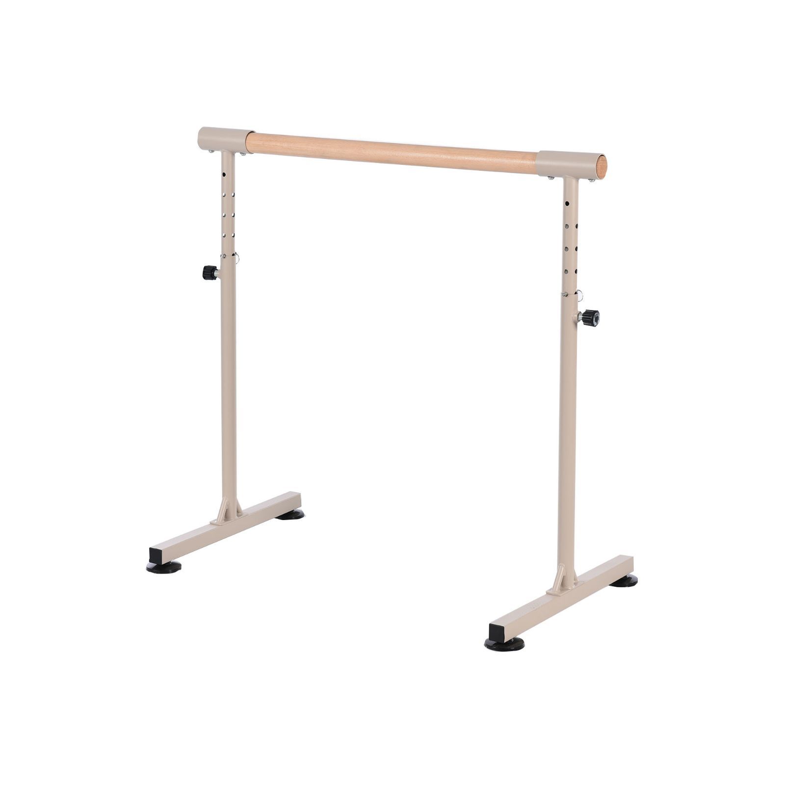 天然木製バレエバースタンド｜85~105cm 段階的に調整 ｜バレエレッスンにぴったり｜MS295192BAA