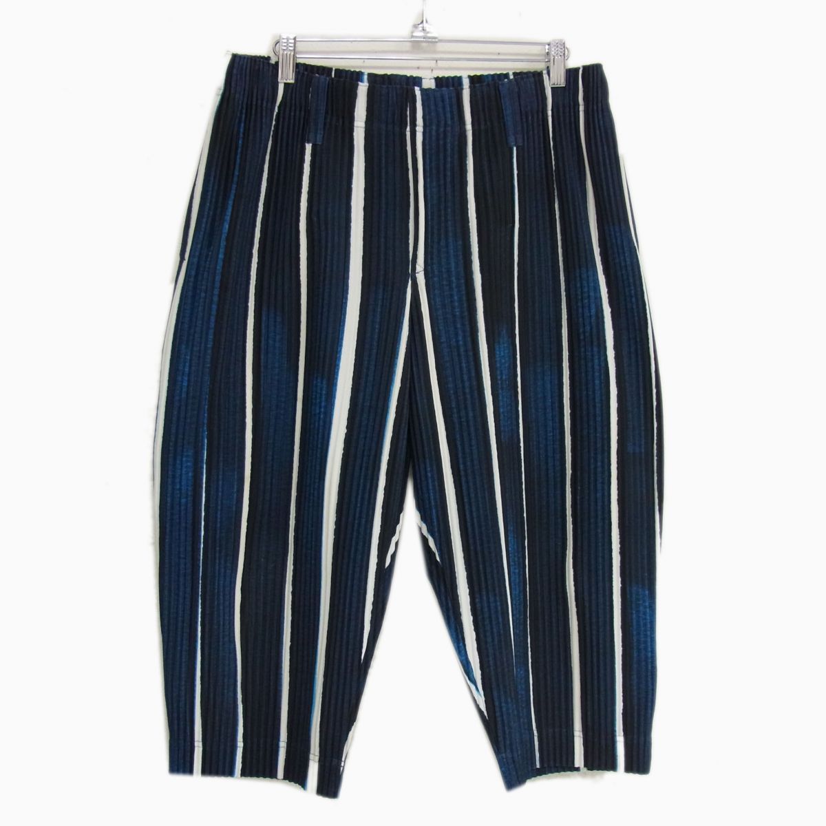 HOMME PLISSE ISSEY MIYAKE HP71JF141 プリーツ イージーパンツ ストライプ柄 オム プリッセ イッセイ ミヤケ メンズ
