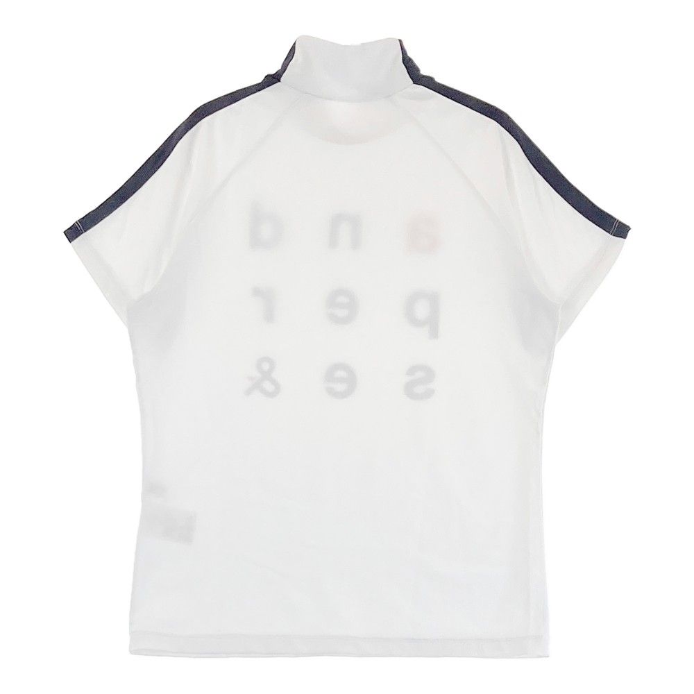 サイズ：M AND PER SE アンパスィ モックネック 半袖Tシャツ