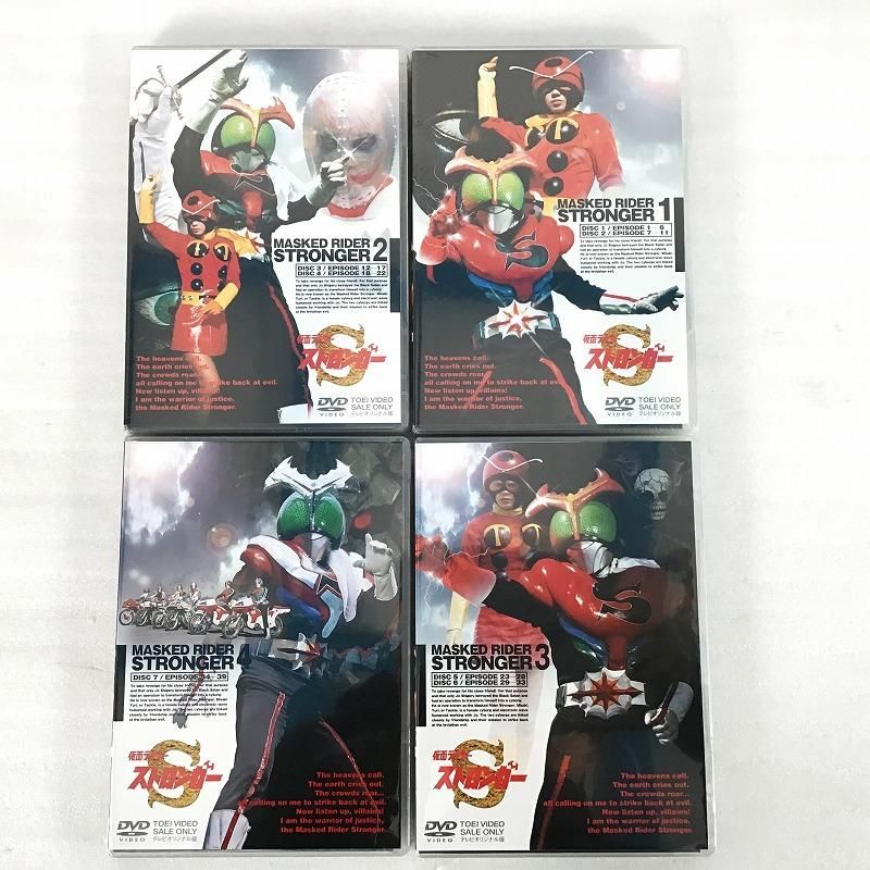 DVD 仮面ライダーストロンガー 全4巻 DVD TOEI COMPANY 東映 CD・DVD