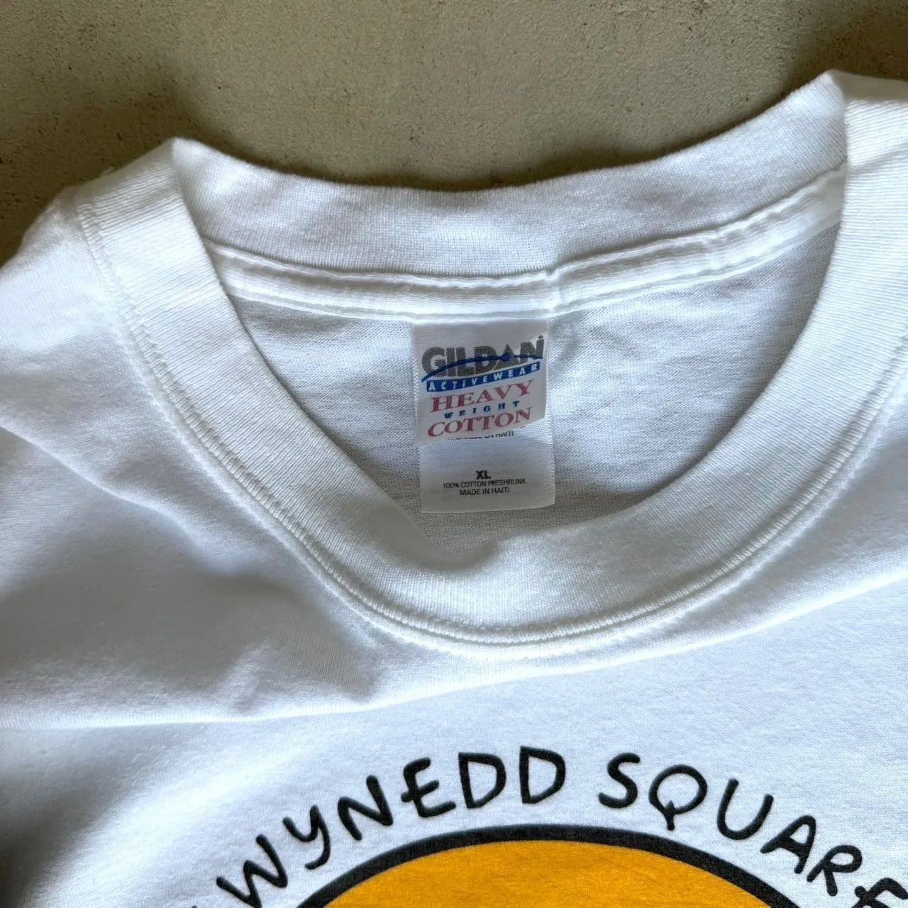 【最終値下】90s PENNYCANDY smile スマイル Tシャツ　XL 送料無料】take it easy スマイルTシャツ（White） スマイリー