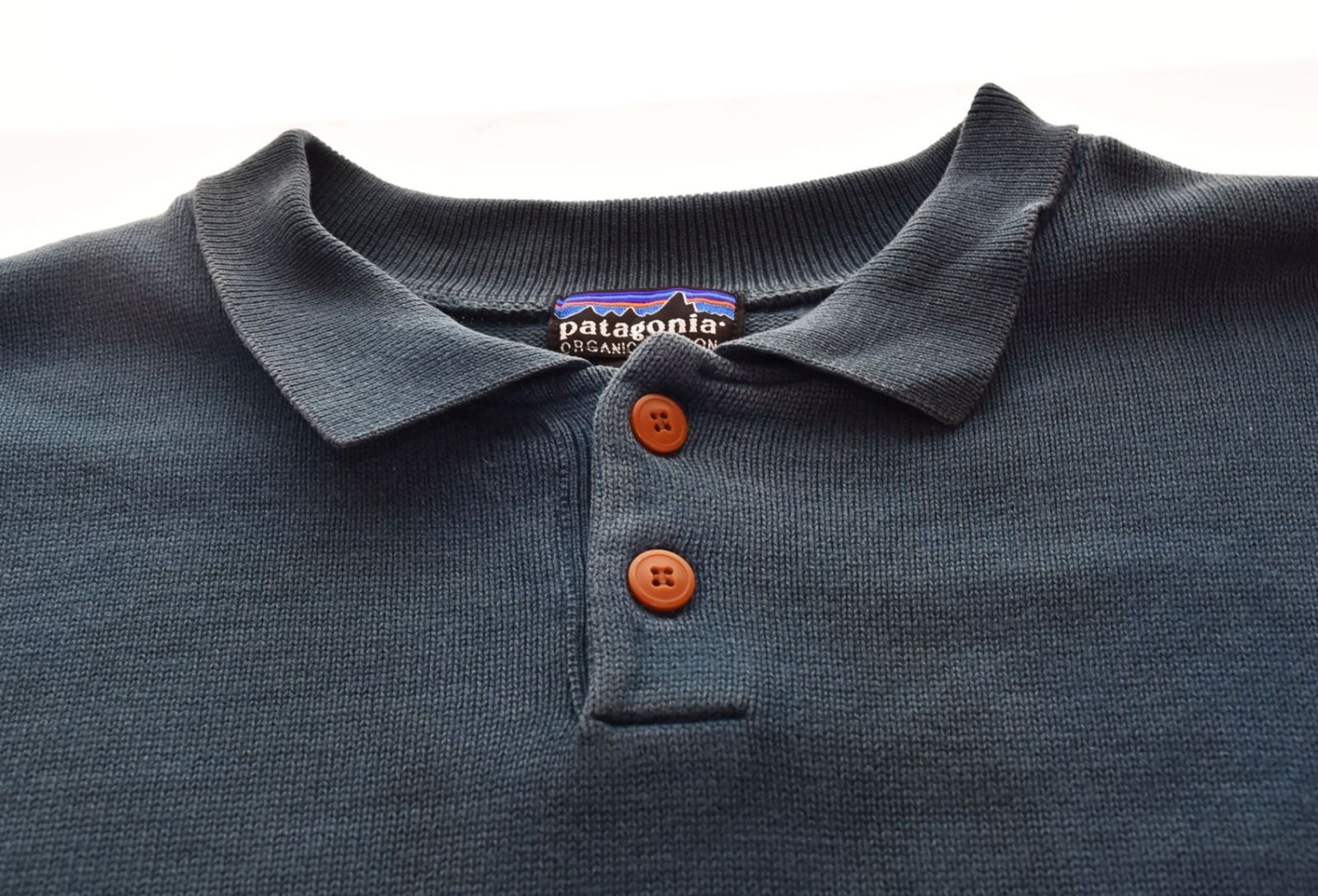 90s patagonia USA製 パタゴニア コットンニットポロシャツ パタゴニア PATAGONIA 90s 90's USA製 コットンニット