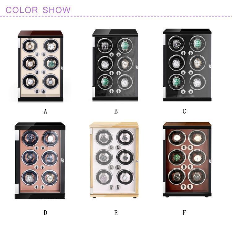 ワインディングマシーン 6本巻 ワインディングマシン ウォッチワインダー 腕時計 自動巻 ケース マブチモーター 静音設計 自動巻き 紳士 自動巻き上げ機 ワインディング 時計ケース wxn12357 USTAUSTRALIA_COM_AU