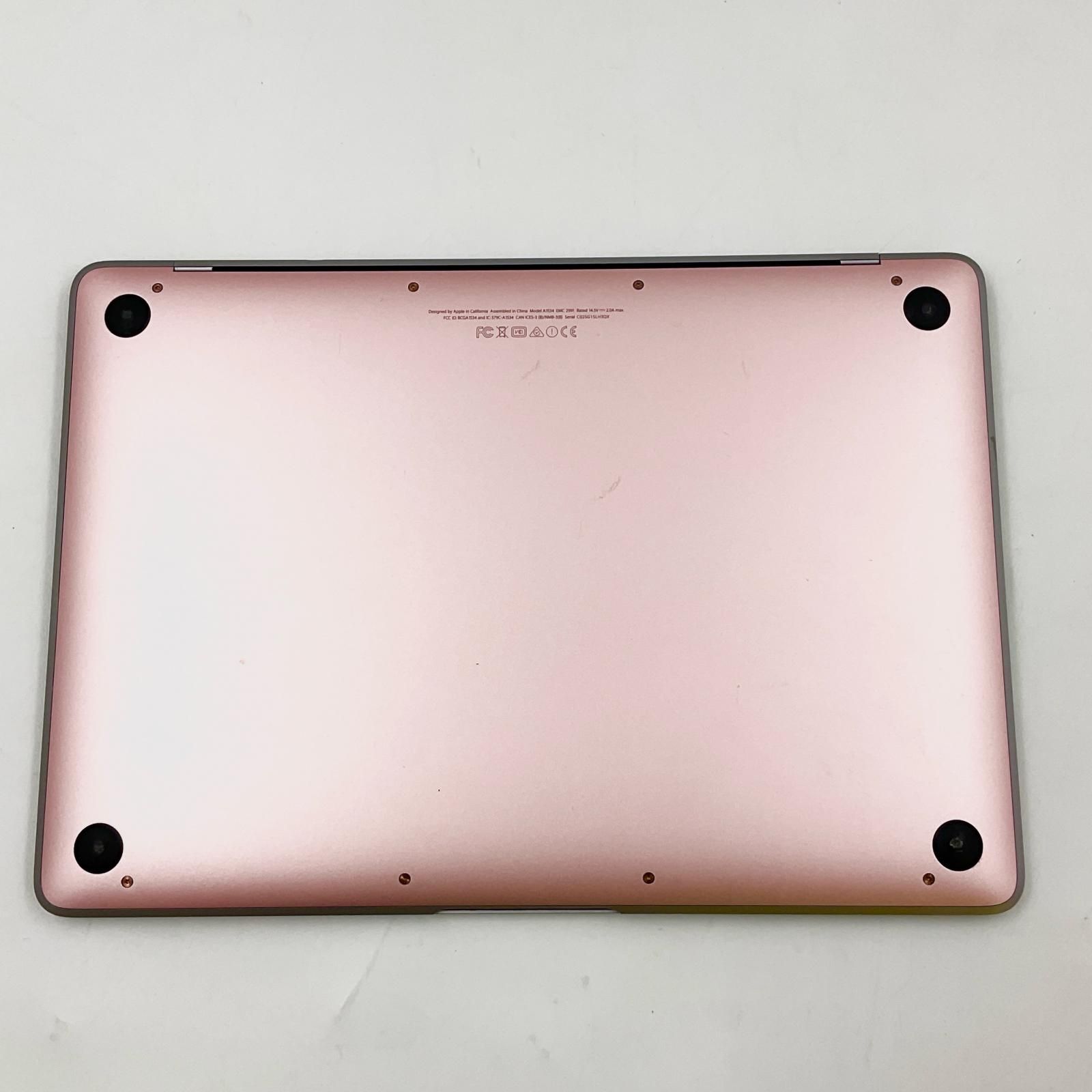 全額返金保証】【最速発送】Apple MacBook 12インチ 2016 1.1GHz Intel  