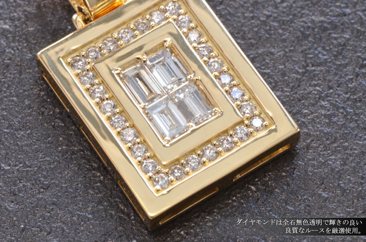 18K バゲットカット