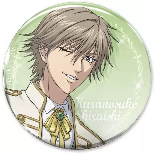 中古】バッジ・ピンズ 白石蔵ノ介 描き下ろし 缶バッジ 「新テニスの