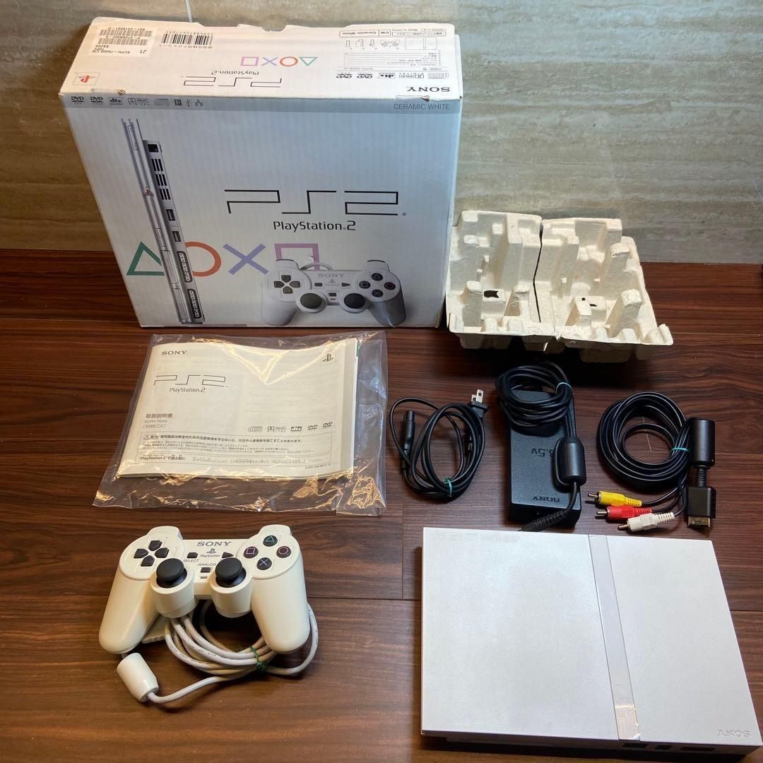 PS 2 本体 SCPH 75000 セラミックホワイト 4657