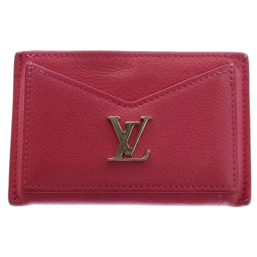 LOUIS VUITTON ルイヴィトン ポルトカルト ロックミー カーフスキン カードケース ピンク M68555 SP0210