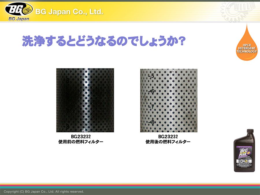 BGジャパン DFCプラスHP 軽油燃料添加剤 インジェクター&DPFクリーナー 